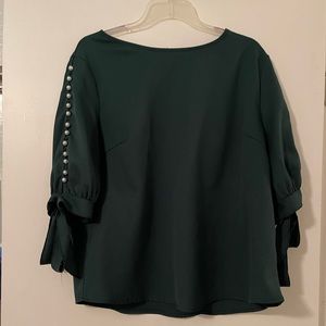 Pearl Sleeve Blouse